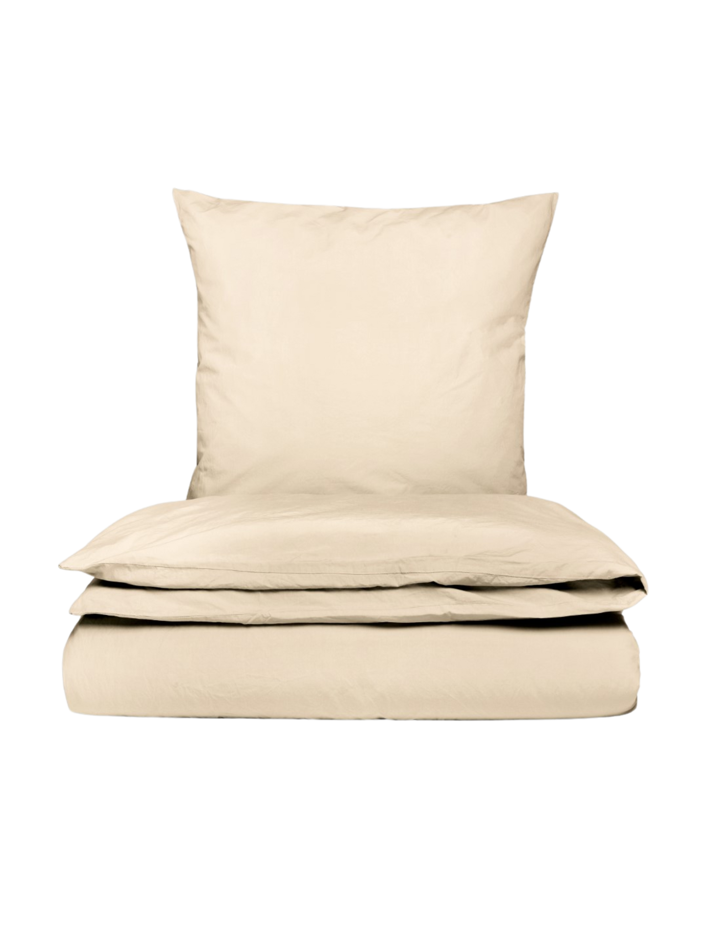 Beige/gul sengetøj