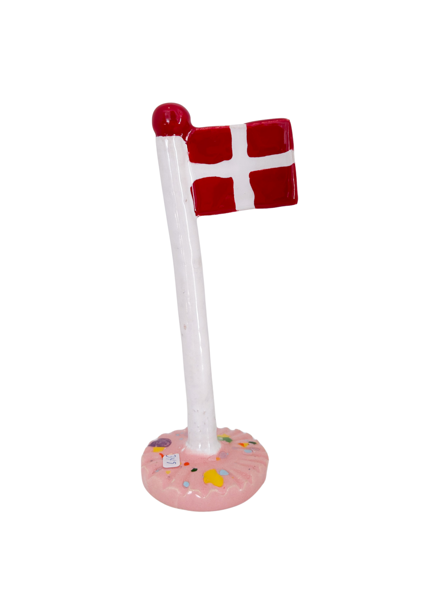 Lyserødt The Clay Play keramik flag