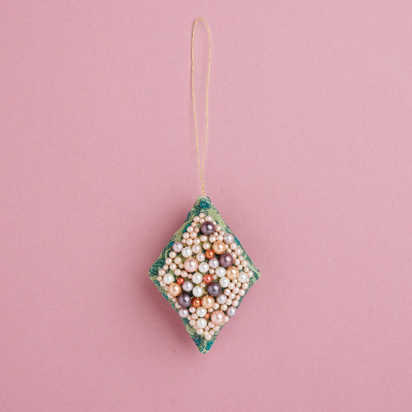 Rhomb SILK Ornament Pear