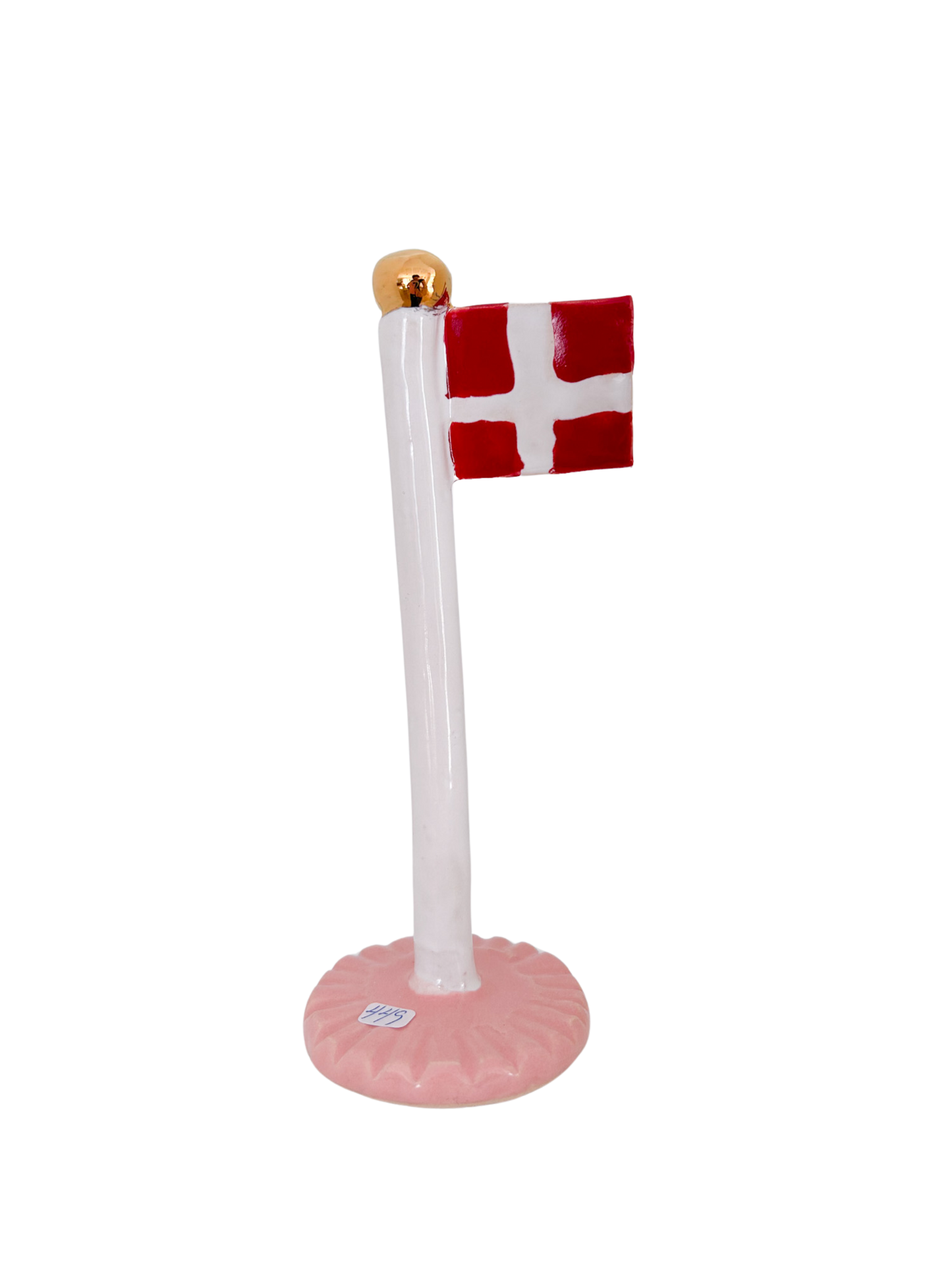 Lyserødt The Clay Play keramik flag