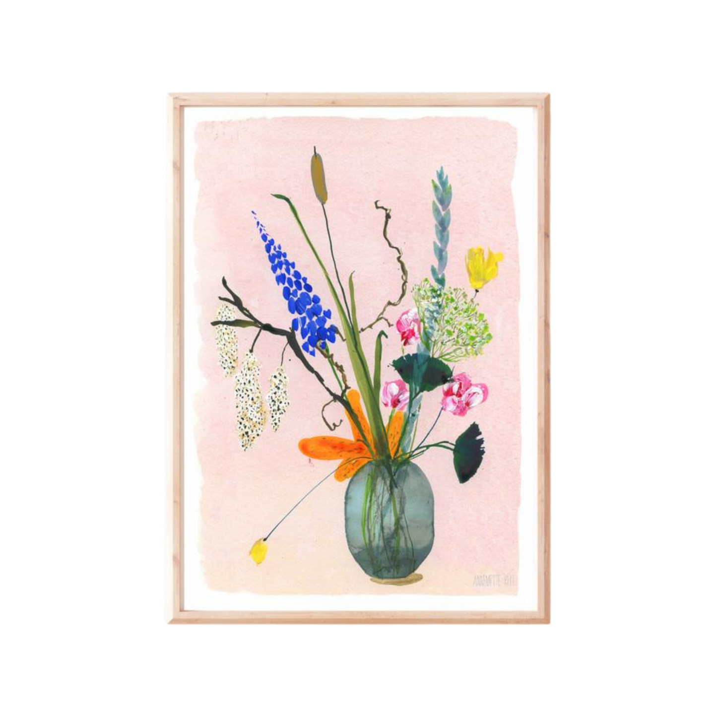 Plakat af blomsterbuket no. 1059