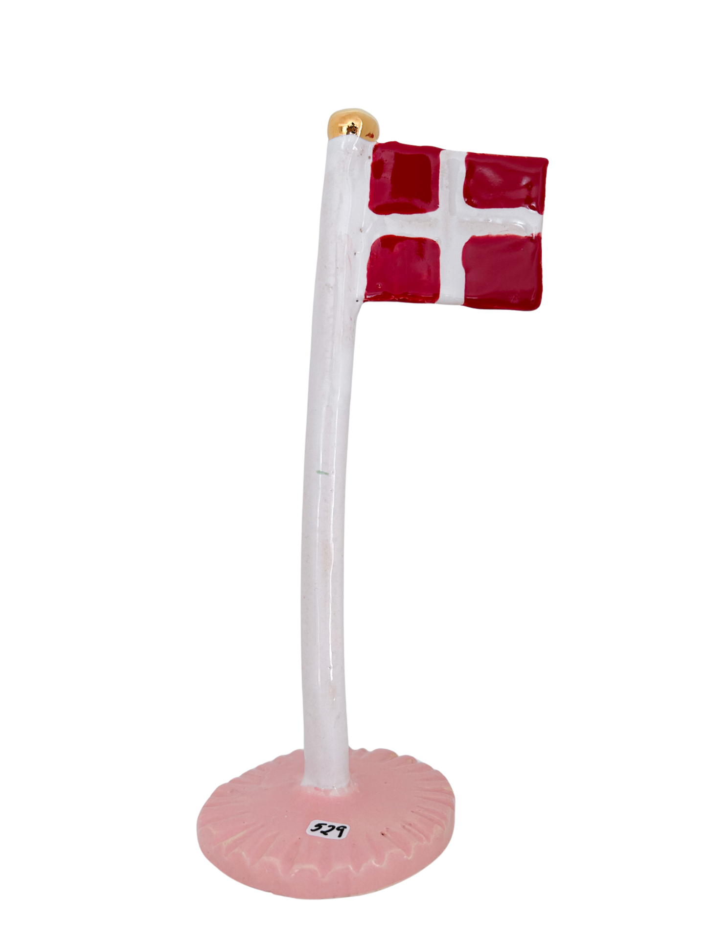 Lyserødt The Clay Play keramik flag