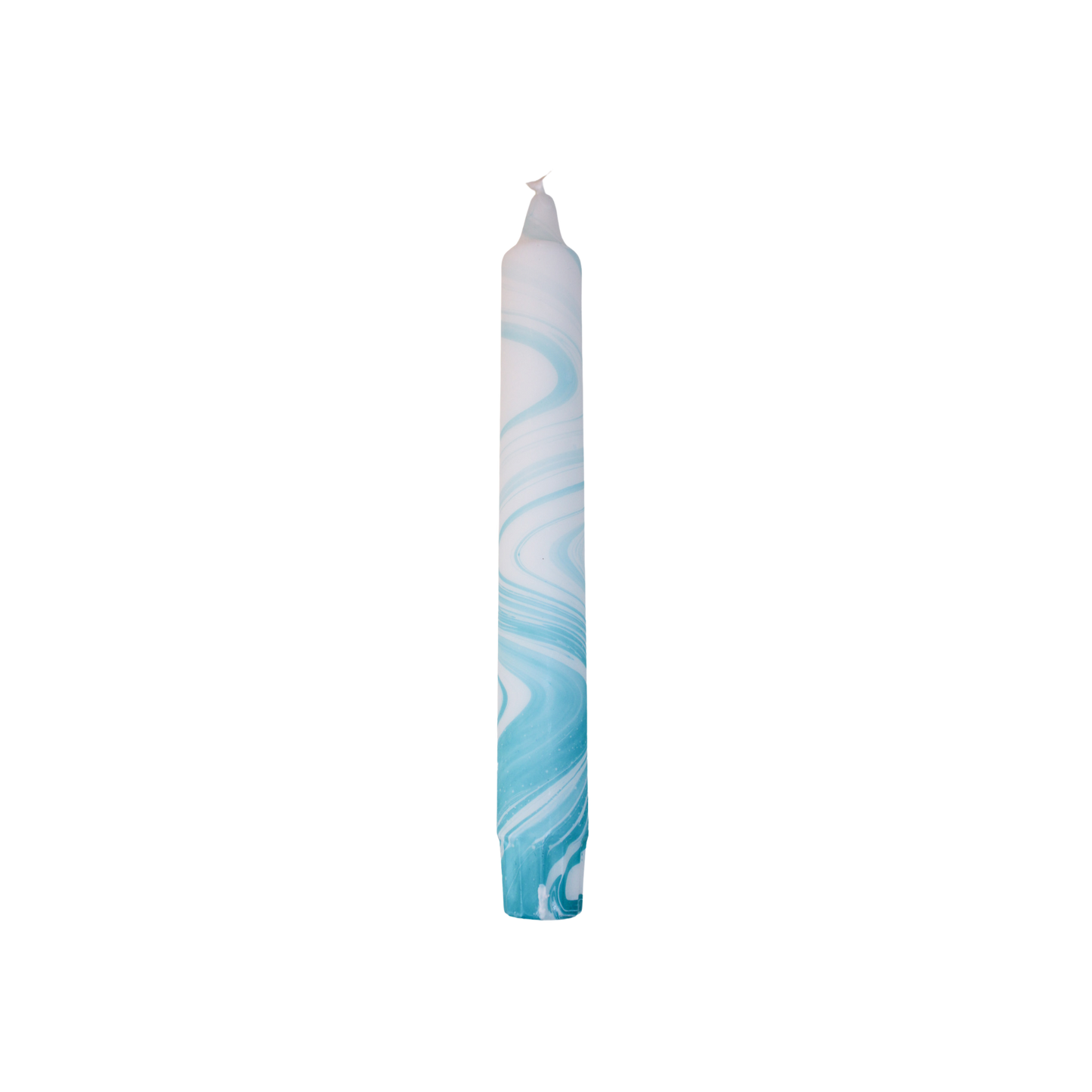 Marble lys, grøn/turkis