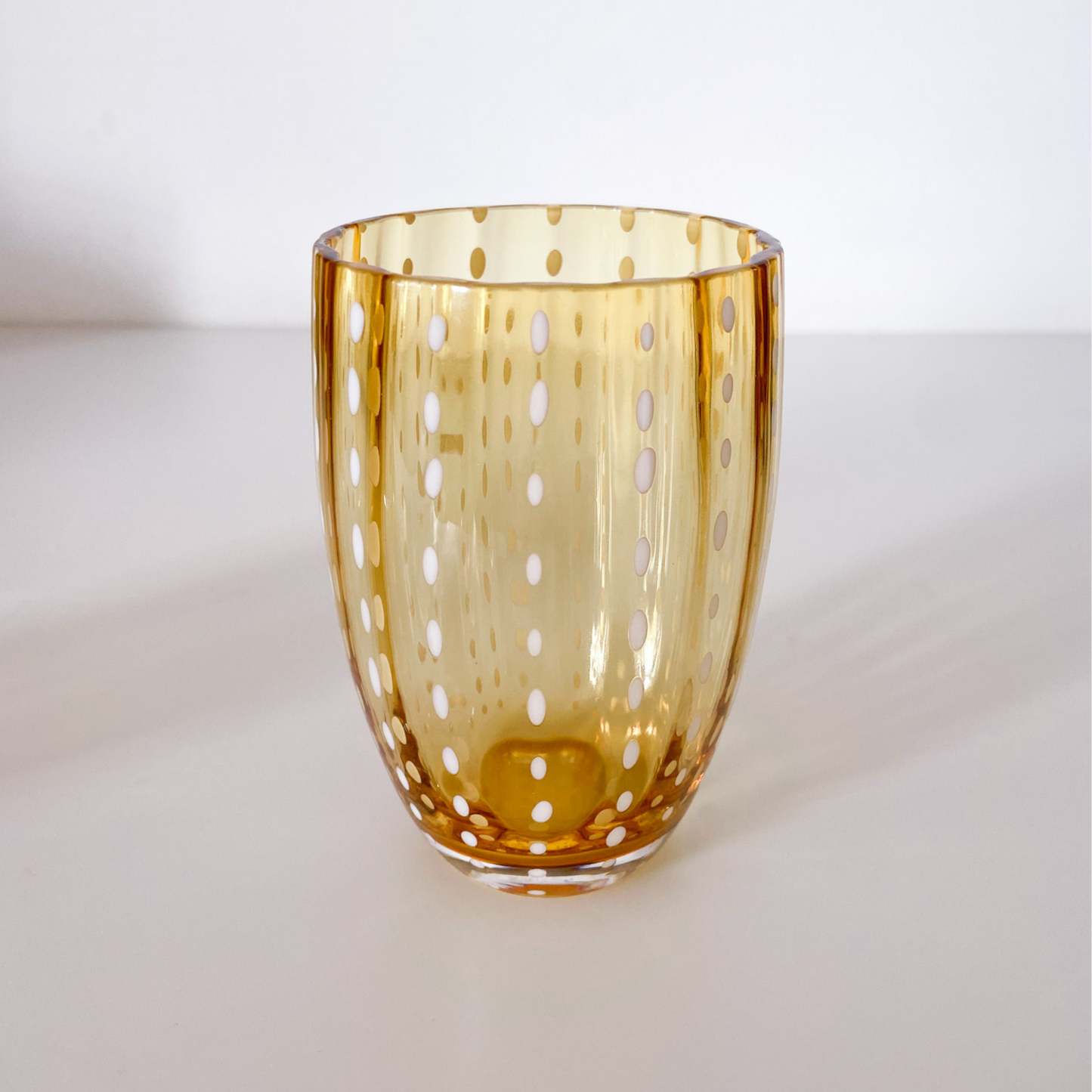 Amber perle glas