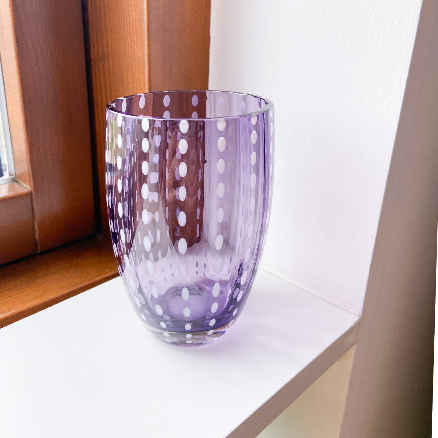Lavendel perle glas