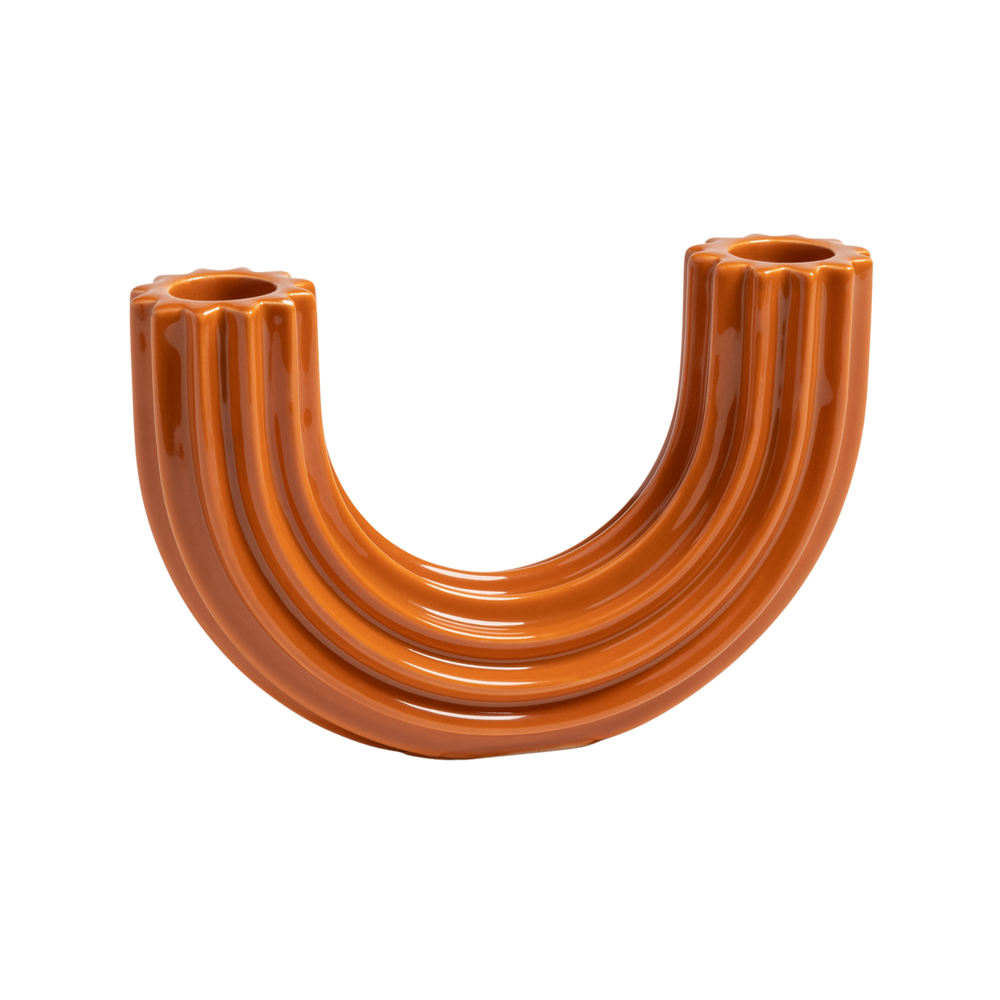 Orange churros lysestage