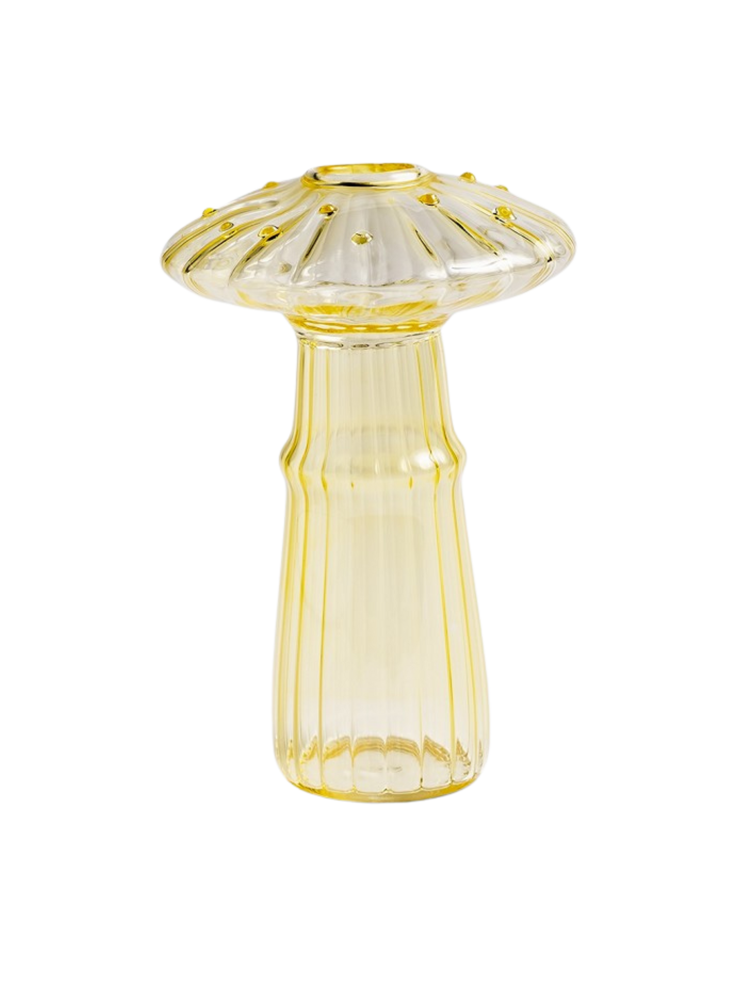 Mushroom vase i gul