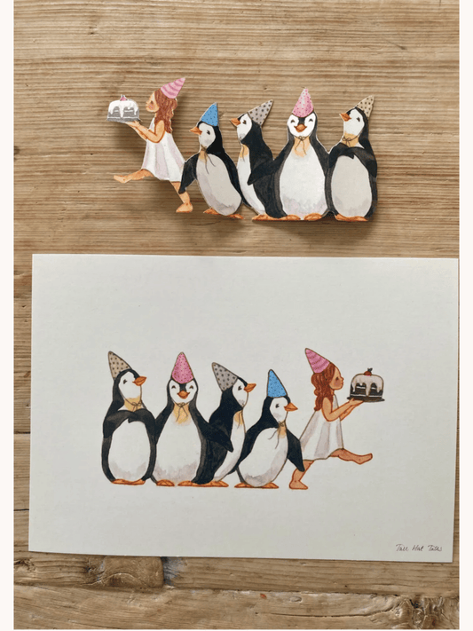 Fødselsdags pingviner