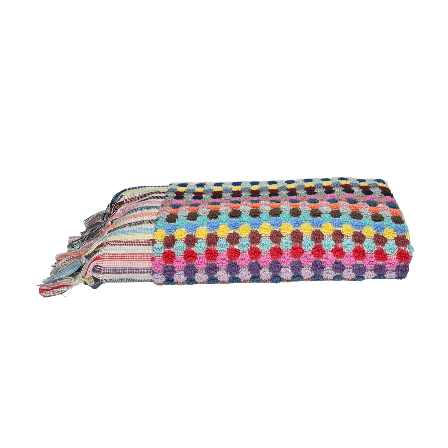 Multifarvet gæstehåndklæde