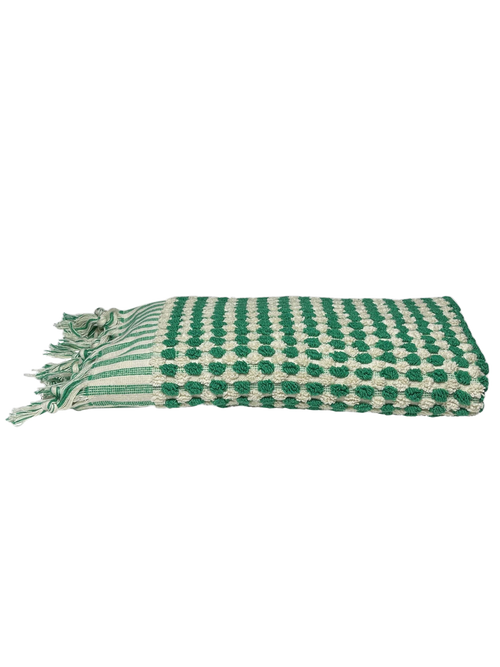 Grønt gæstehåndklæde